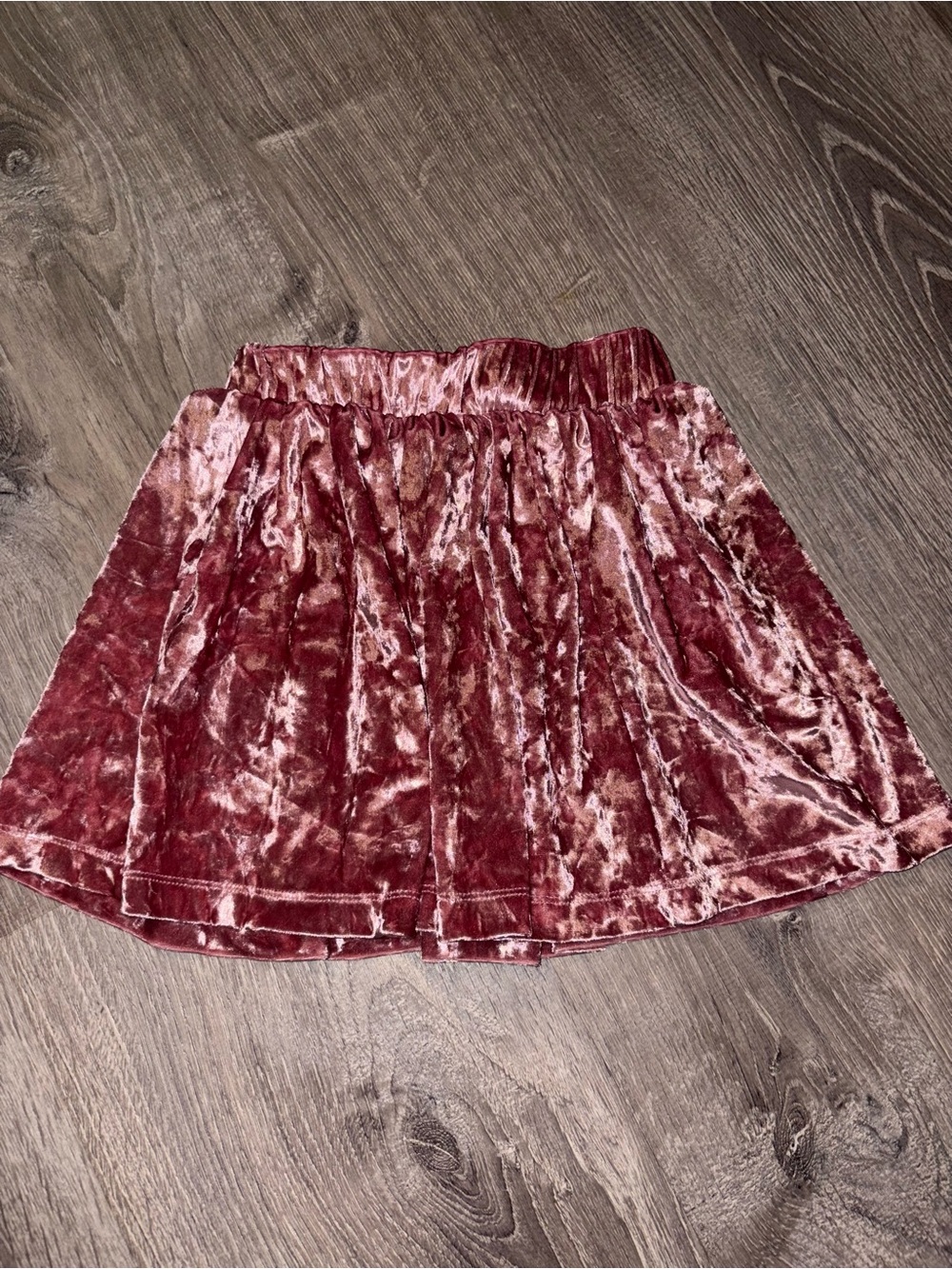 OshKosh B'gosh Crushed Velvet Skirt - Wine